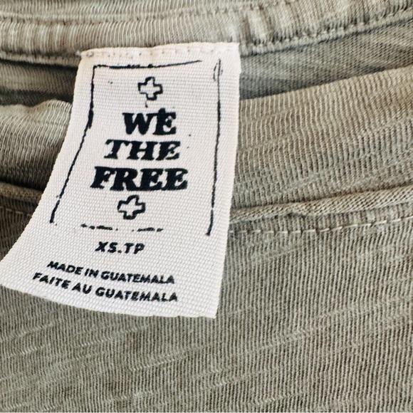 We The Free sz xs long sleeve cotton‎ top - Picture 2 of 4